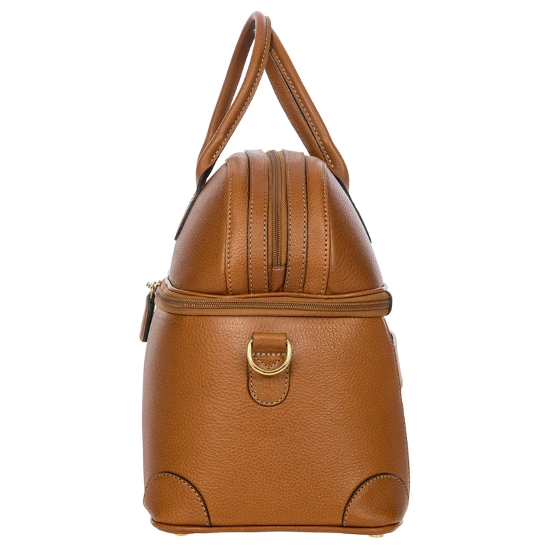 Brics Life Pelle - Beautycase 35 cm (tan leather)