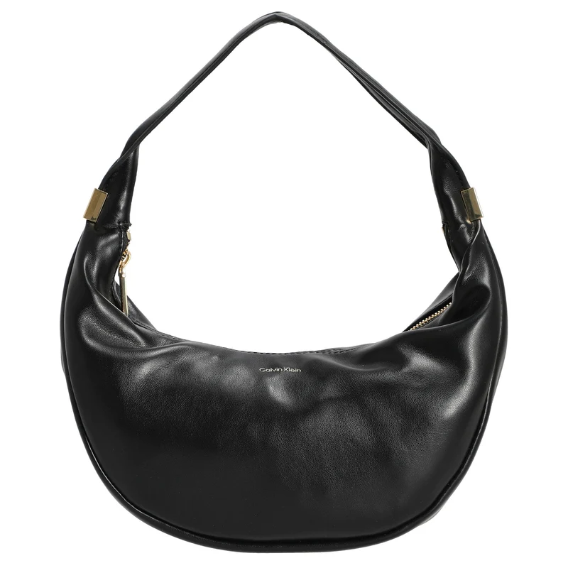 Calvin Klein Pinched Soft Crescent - Schultertasche L 35 cm (schwarz)