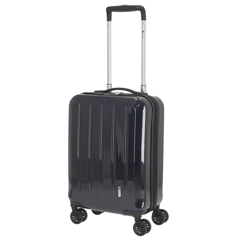 CHECK.IN London 2.0 - 4-Rollen-Trolley 50 cm (carbon blau)