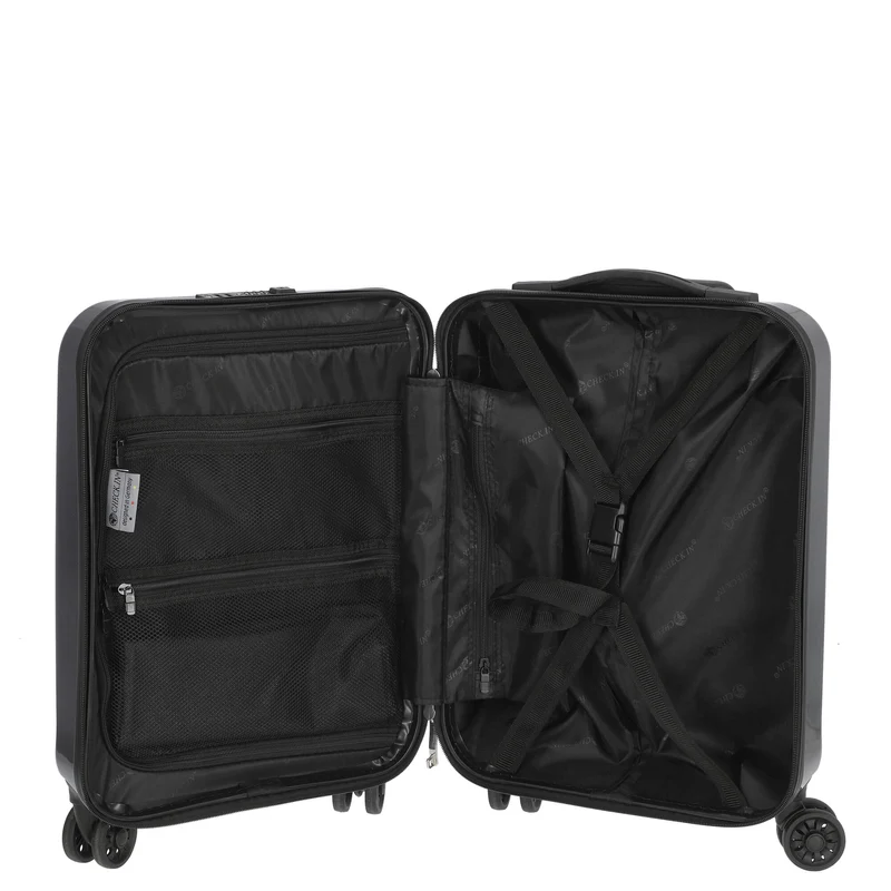 CHECK.IN London 2.0 - 4-Rollen-Trolley 50 cm (carbon blau)