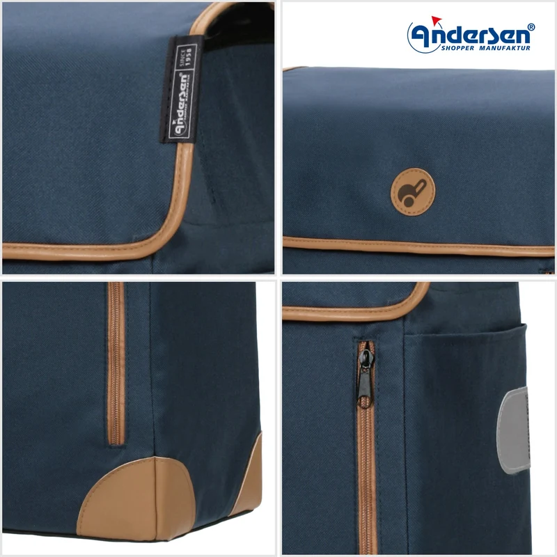 Andersen Scala Shopper Weda - Einkaufstrolley 101 cm (blau)