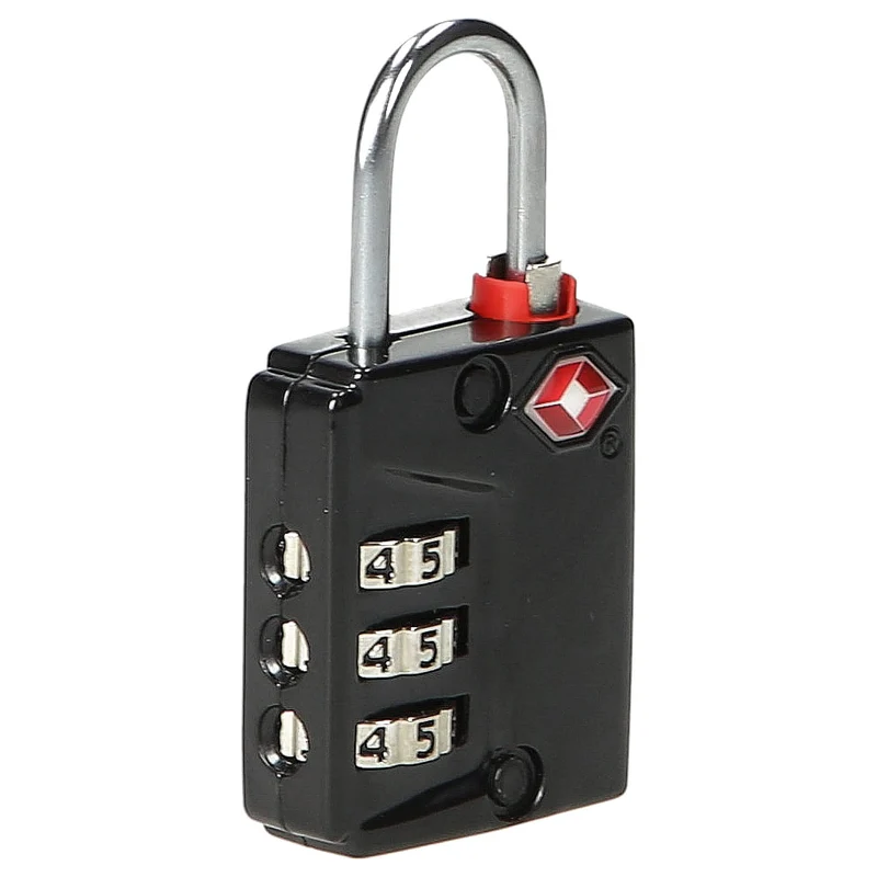 Travelite Accessoires TSA Schloss 3er Kombilock TravelSentry (schwarz)
