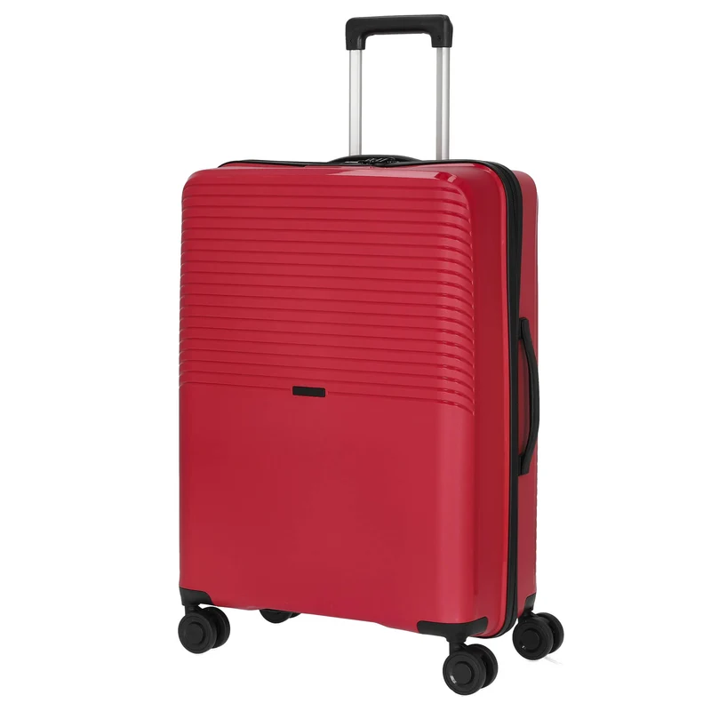 D&N Travel Line 4000 - 4-Rollen-Trolley M 66 cm (pink)