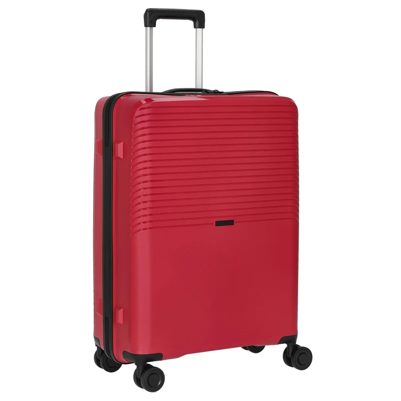 D&N Travel Line 4000 - 4-Rollen-Trolley M 66 cm (pink)