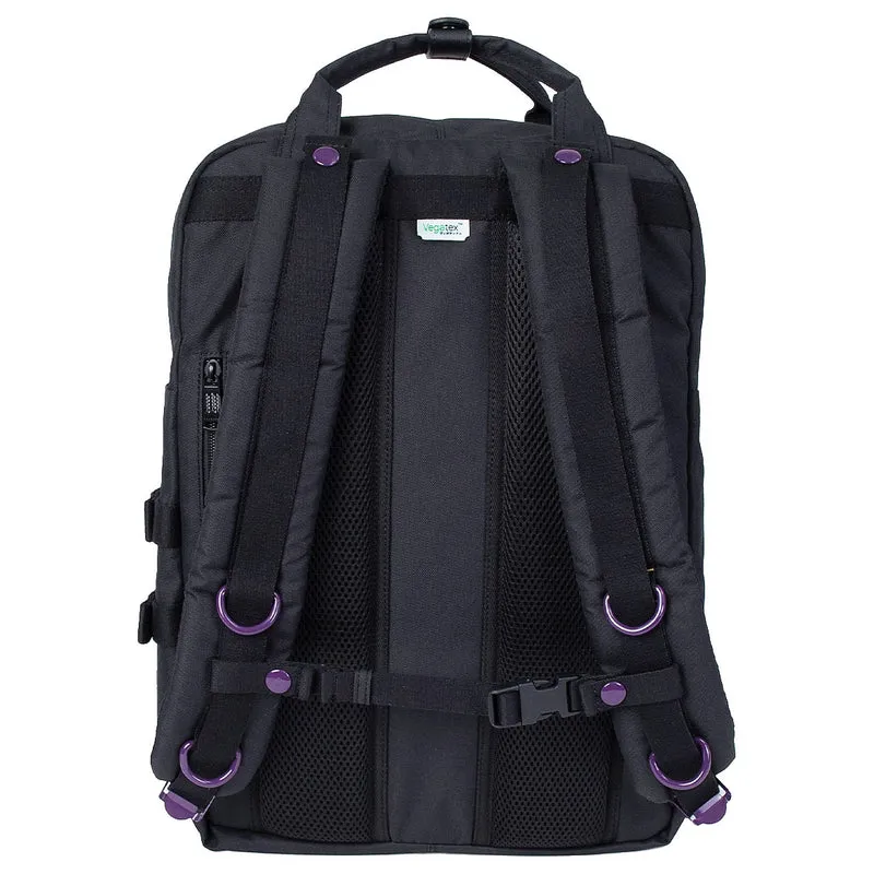 Doughnut Macaroon Large Happy Camper 20 - Rucksack 45 cm (schwarz)
