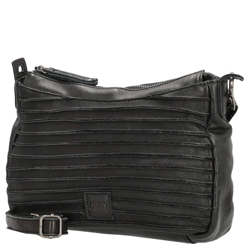 FREDsBRUDER Riffel Likely - Umhängetasche 30 cm (black)