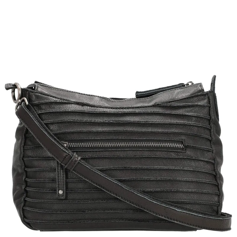 FREDsBRUDER Riffel Likely - Umhängetasche 30 cm (black)