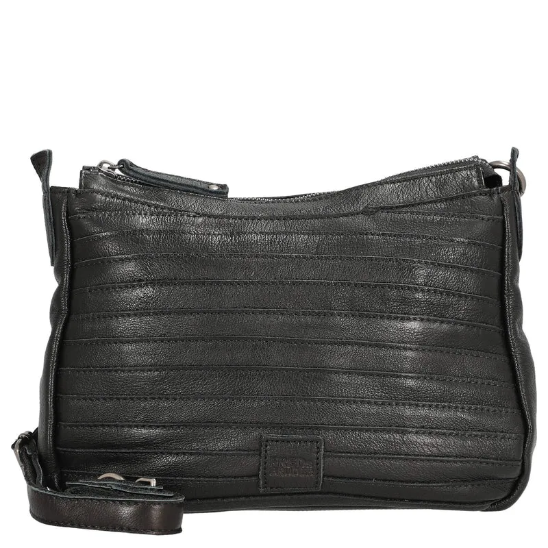 FREDsBRUDER Layer Likely - Umhängetasche 38 cm (black)