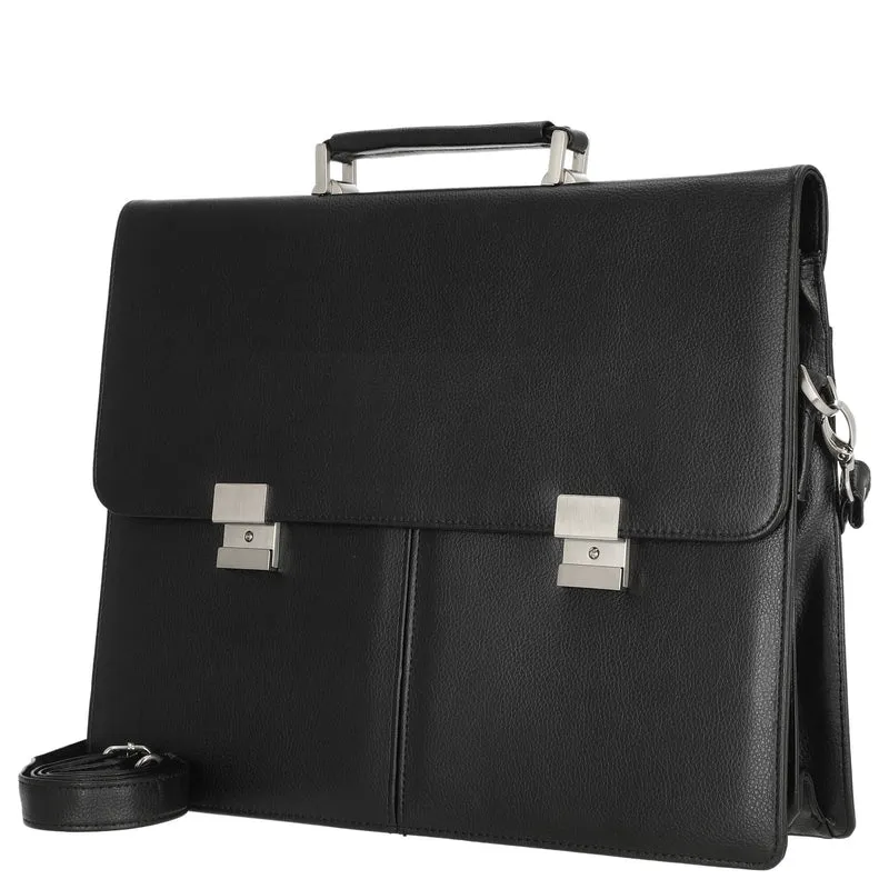 D&N Basic Line PU - Aktentasche 42 cm (schwarz)
