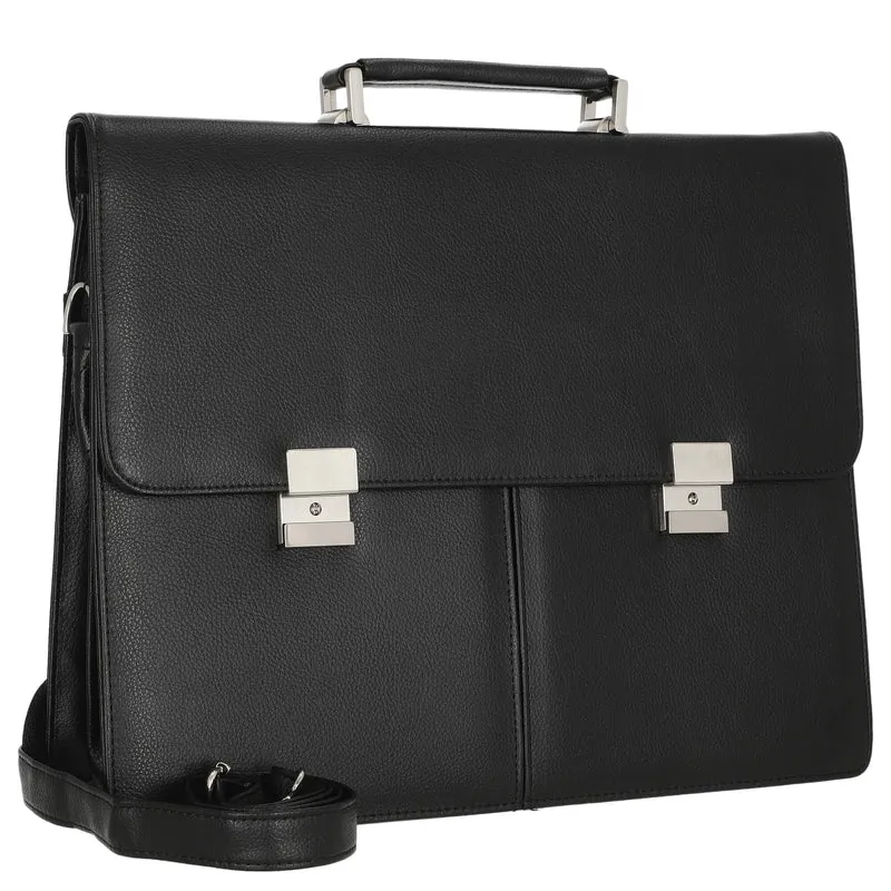 D&N Basic Line PU - Aktentasche 42 cm (schwarz)
