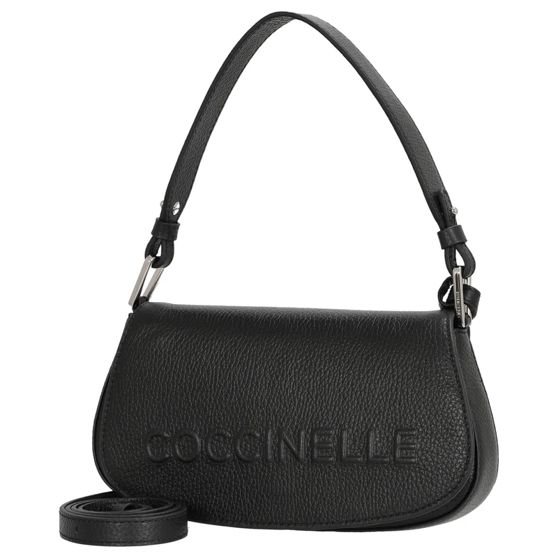 Coccinelle Myrtha Maxi Log - Schultertasche 24 cm (noir)