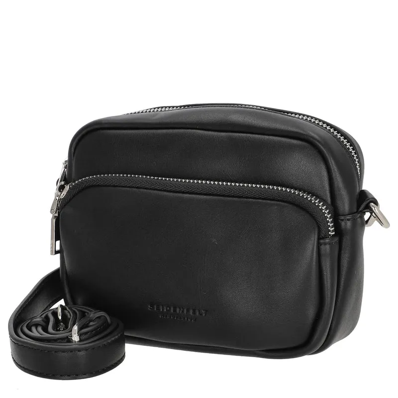 Seidenfelt Hede Crossbody - Umhängetasche 17 cm (black)