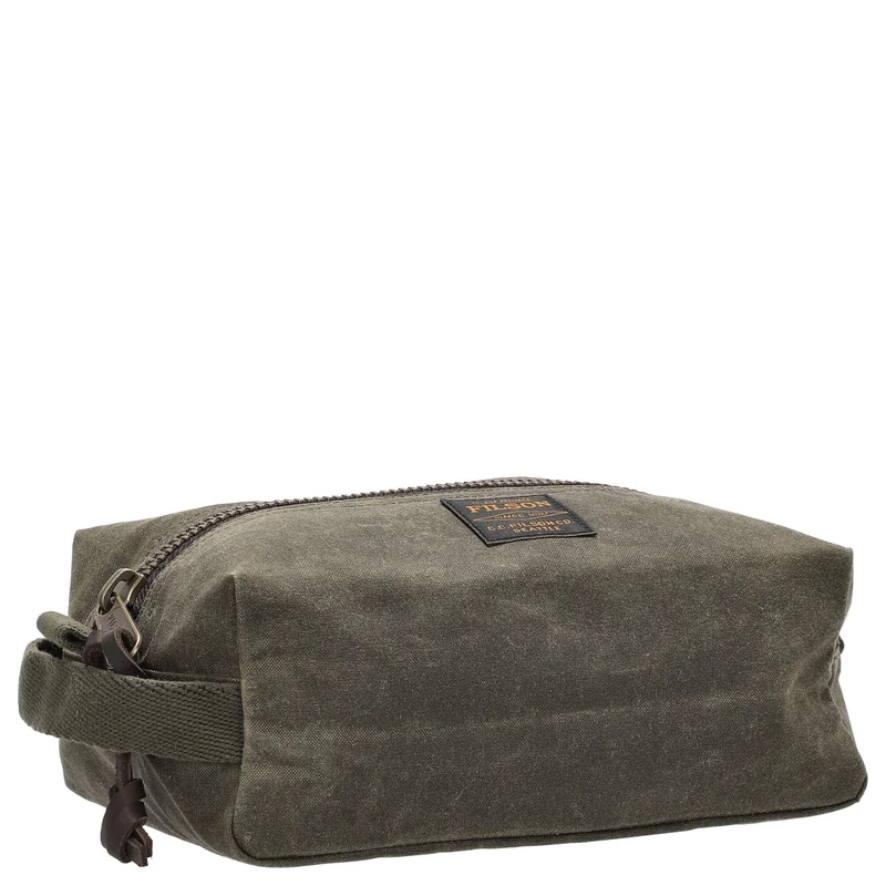 Filson Tin Cloth - Kulturbeutel 23 cm (otter green)