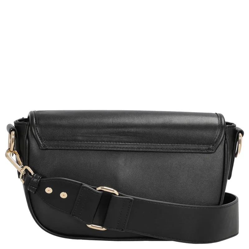 Seidenfelt Viiala Crossbody - Umhängetasche 26 cm (black quilted)