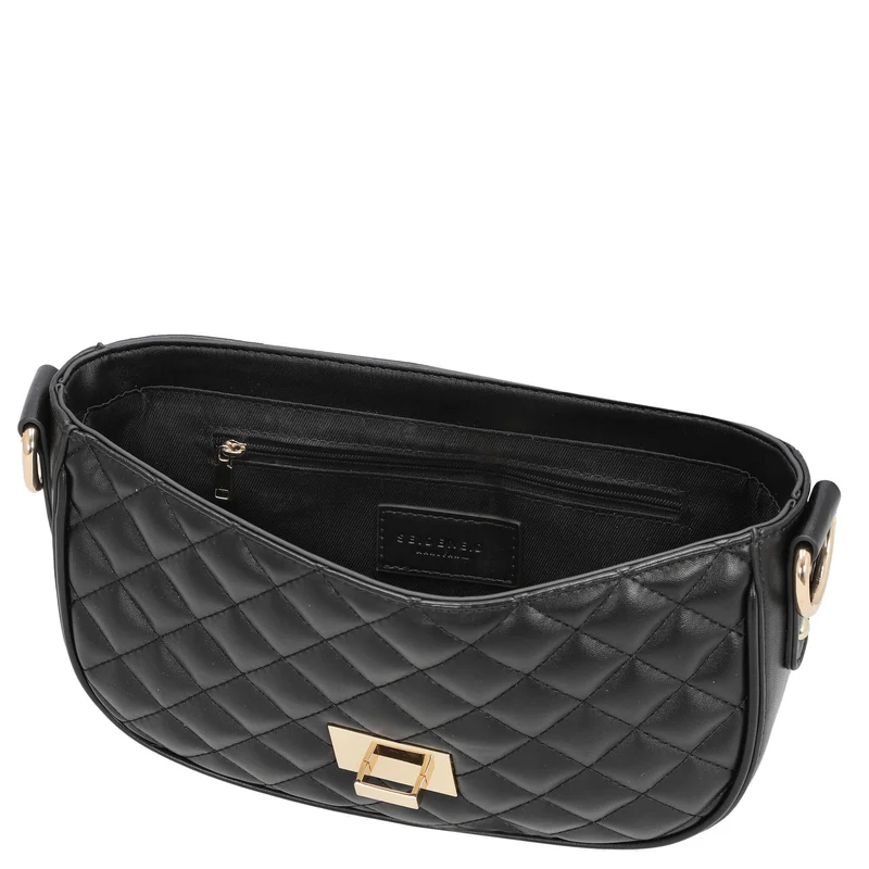 Seidenfelt Viiala Crossbody - Umhängetasche 26 cm (black quilted)