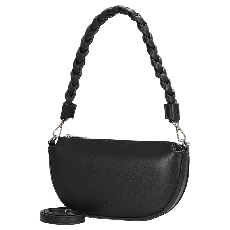 Seidenfelt Melbu Halfmoon - Schultertasche 28 cm (black)