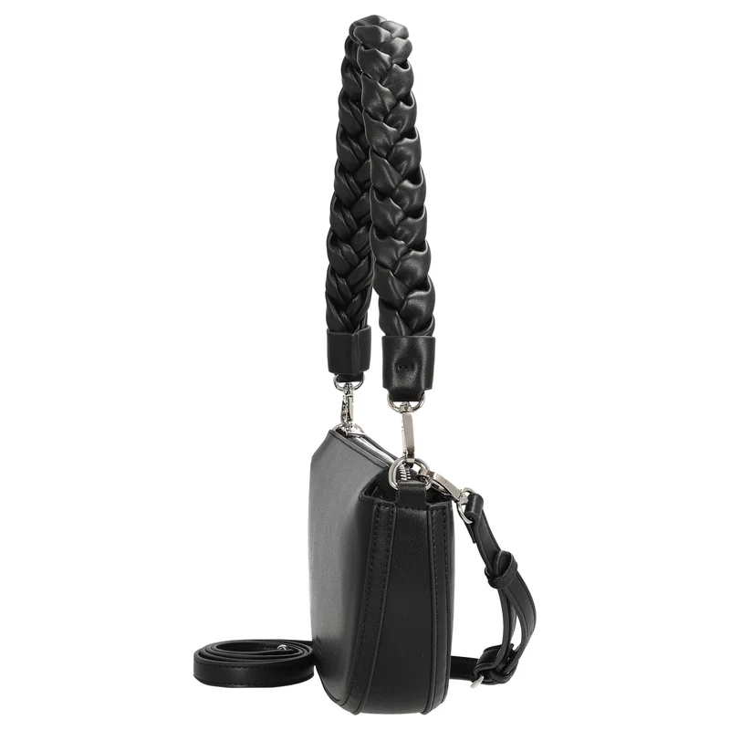 Seidenfelt Melbu Halfmoon - Schultertasche 28 cm (black)