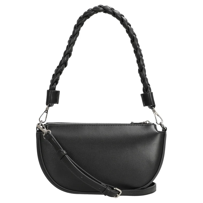 Seidenfelt Melbu Halfmoon - Schultertasche 28 cm (black)