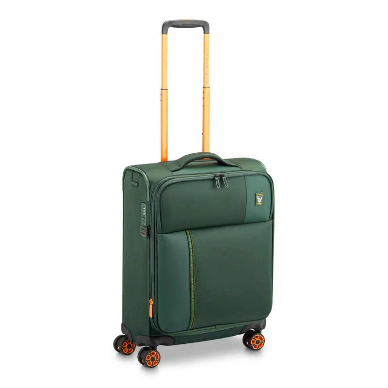 Roncato Move - 4-Rollen-Kabinentrolley S 55 cm erw. (verde mimetico)