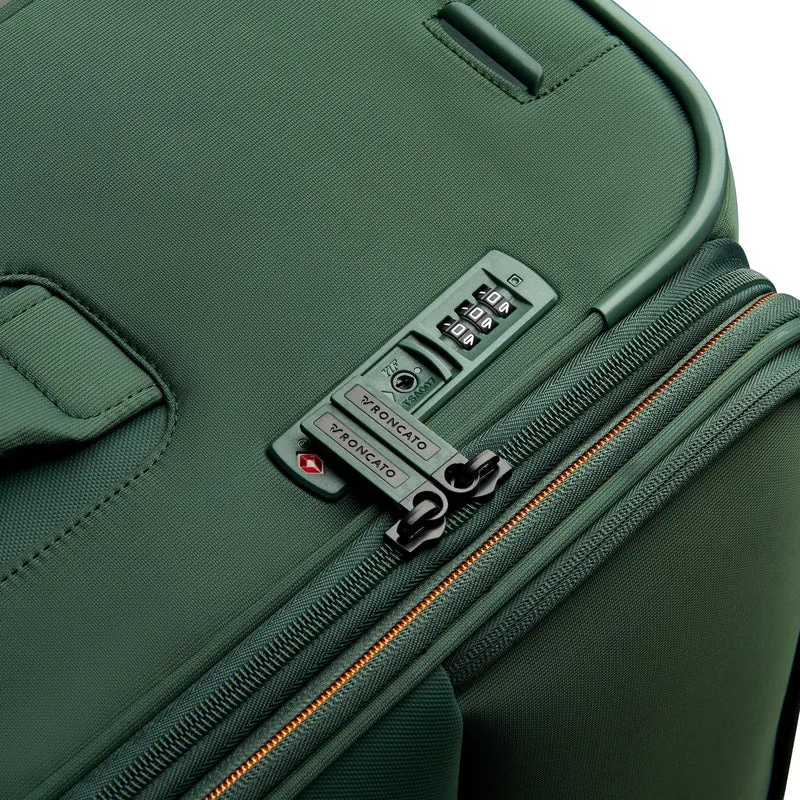 Roncato Move - 4-Rollen-Kabinentrolley S 55 cm erw. (verde mimetico)