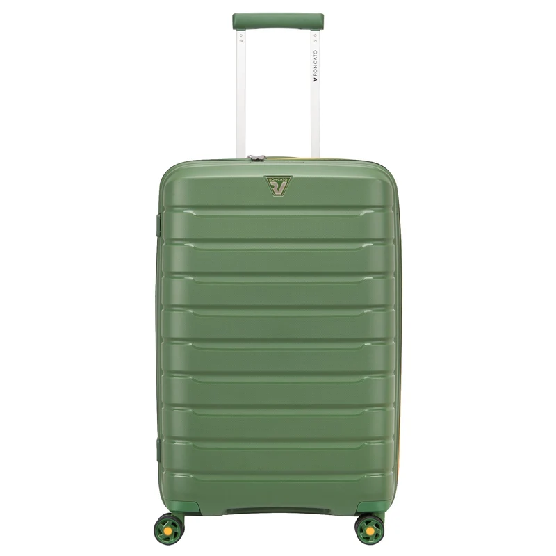 Roncato B-Flying Neon - 4-Rollen-Trolley M 68 cm (verde militare)