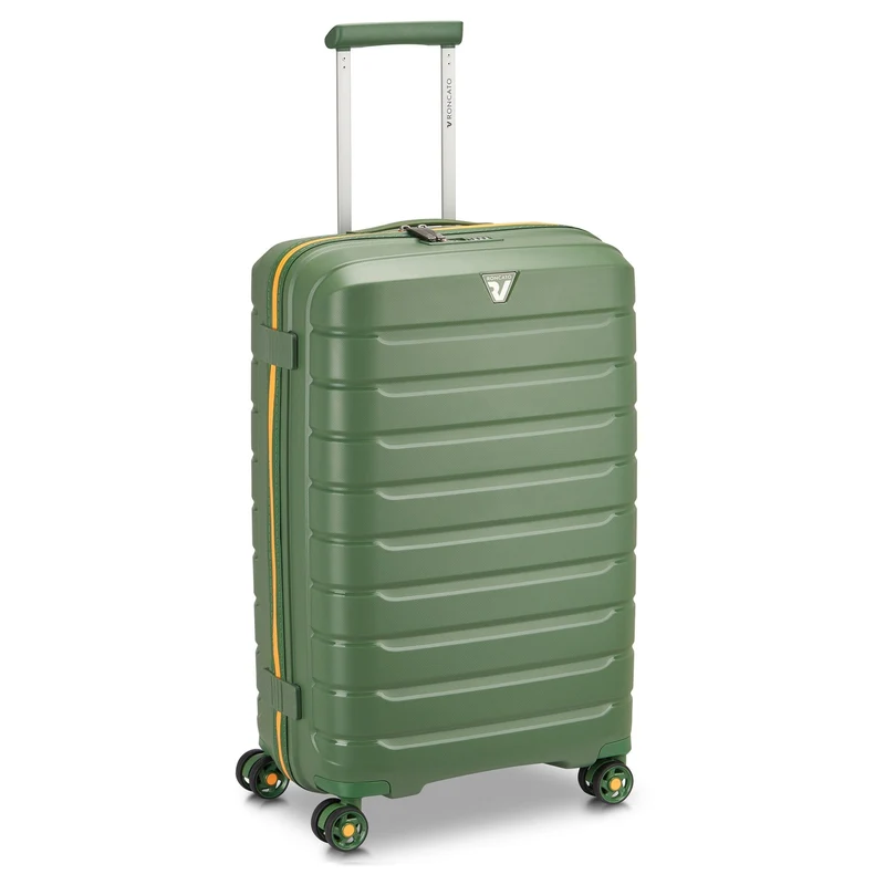 Roncato B-Flying Neon - 4-Rollen-Trolley M 68 cm (verde militare)