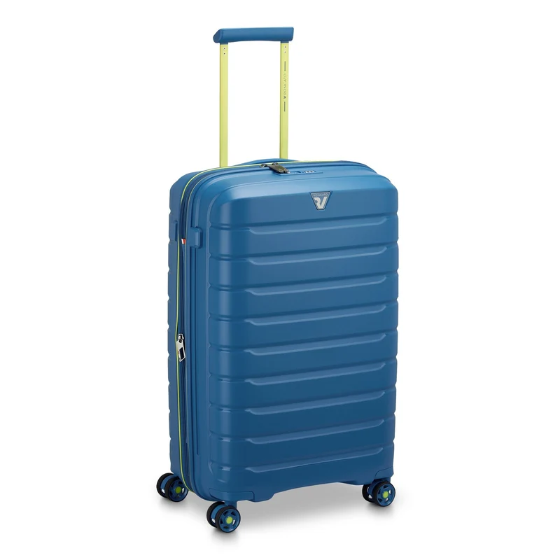 Roncato B-Flying Move - 4-Rollen-Trolley M 68 cm erw. (blu laguna)