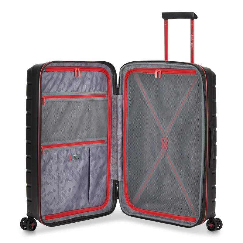 Roncato B-Flying Move - 4-Rollen-Trolley M 68 cm erw. (nero fumo)