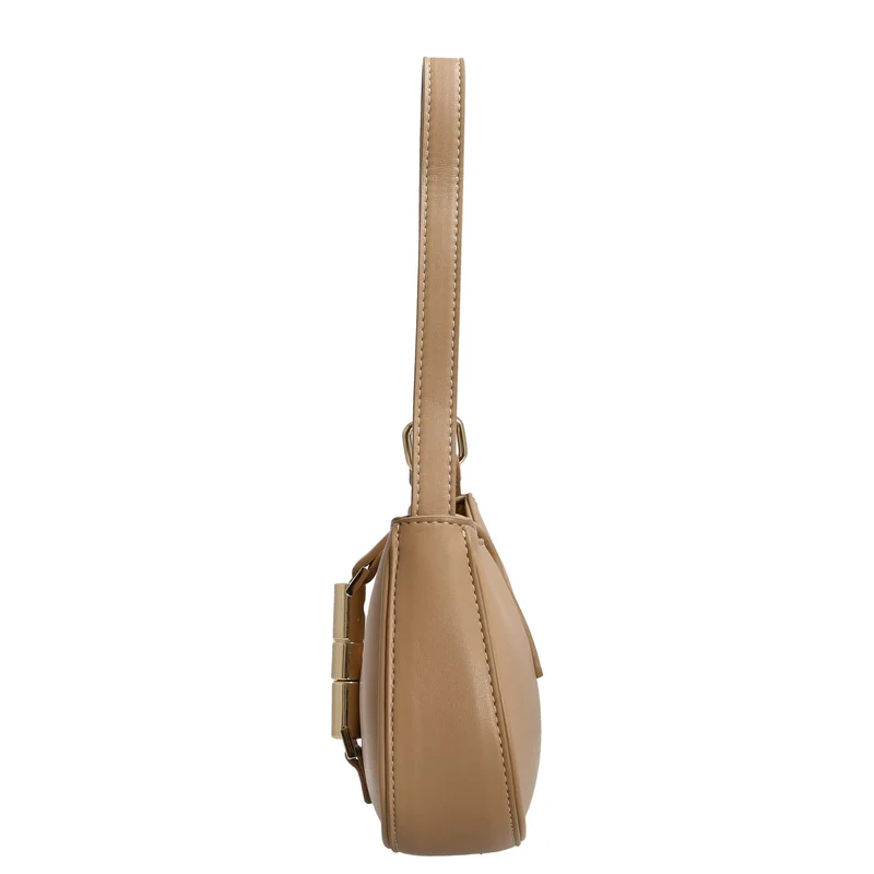 Seidenfelt Loviisa - Schultertasche 23 cm (coffe & cream)