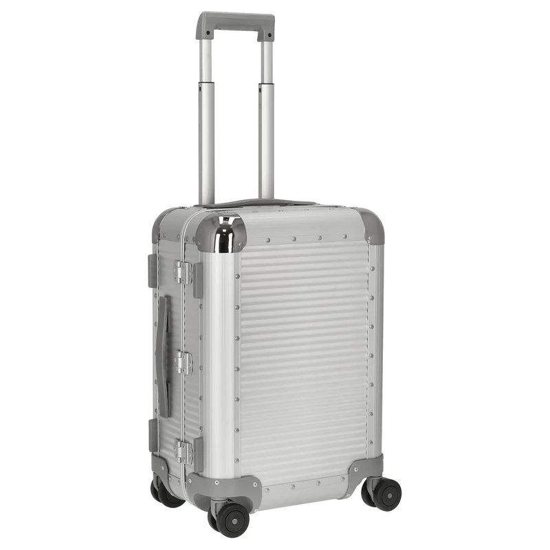FPM Milano Bank S aluminum Spinner 53 - 4-Rollen-Kabinentrolley 53 cm (moonlight silver)