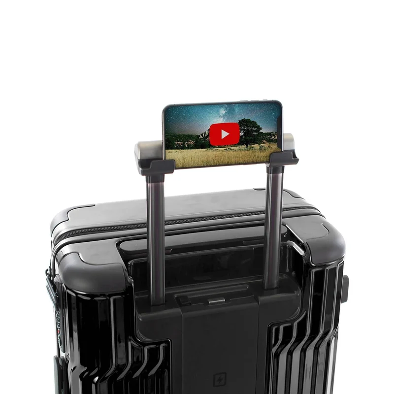 Heys Tekno - 4-Rollen-Kabinentrolley S 15.6" 53 cm USB (black)