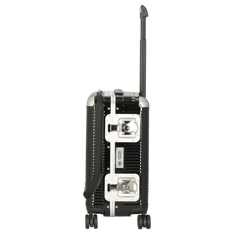 FPM Milano Bank Light Spinner 53 front pocket - 4-Rollen-Kabinentrolley 53 cm (licorice black)