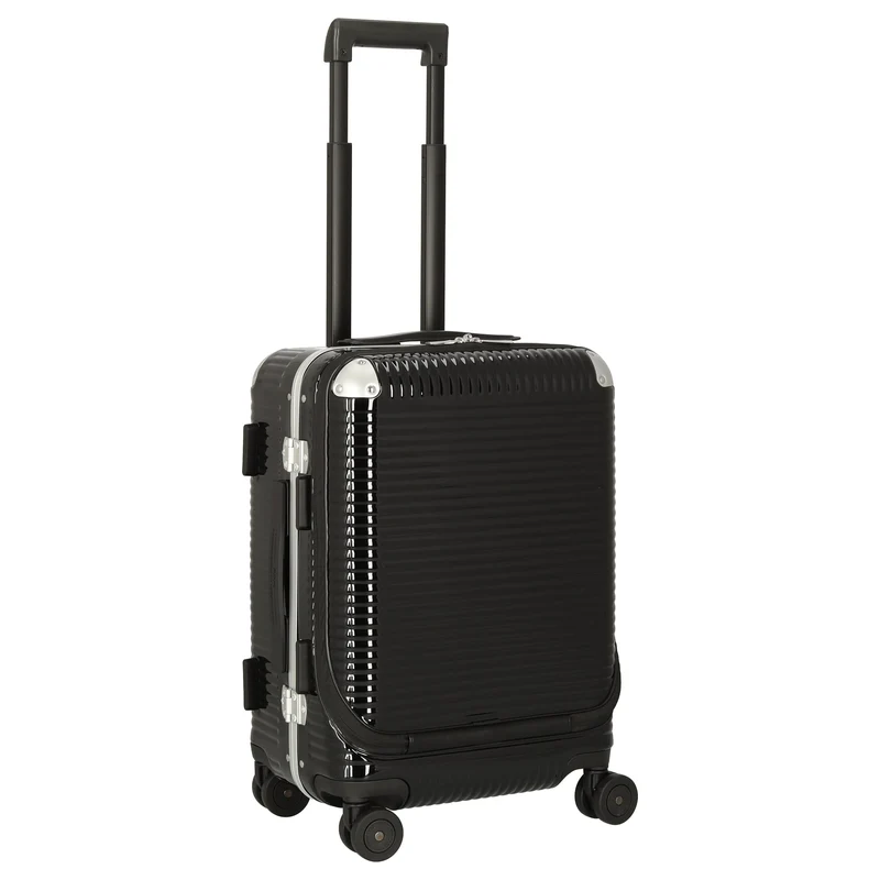 FPM Milano Bank Light Spinner 53 front pocket - 4-Rollen-Kabinentrolley 53 cm (licorice black)