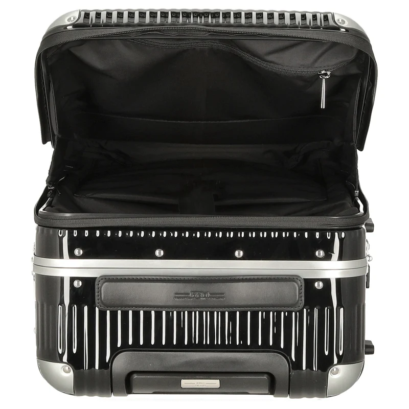 FPM Milano Bank Light Spinner 53 front pocket - 4-Rollen-Kabinentrolley 53 cm (licorice black)