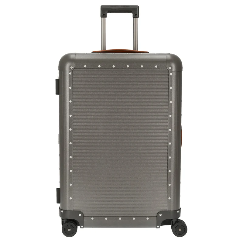 FPM Milano Bank aluminum Spinner 68 - 4-Rollen-Trolley 66 cm (steel grey)