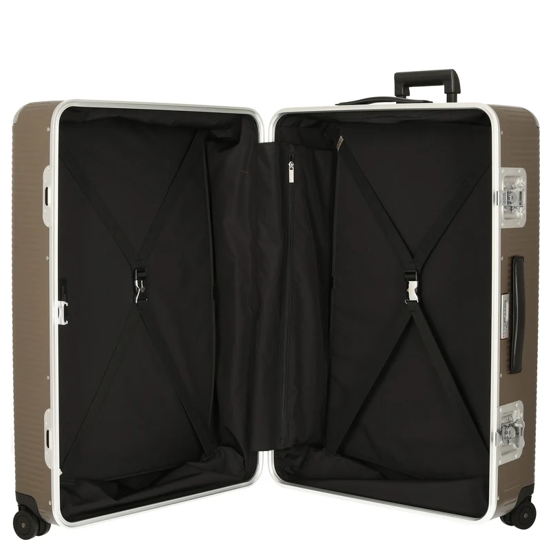 FPM Milano Bank Light Trunk on Wheels L - 4-Rollen-Trolley 82 cm (matt almond)