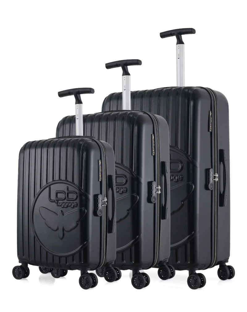 LPB LUGGAGE - 3er-Set: Hartschalenkoffer ROMANE