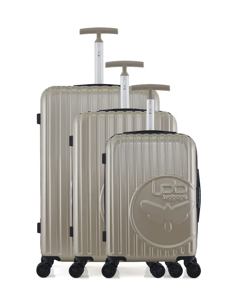 LPB LUGGAGE - 3er-Set: Hartschalenkoffer ROMANE