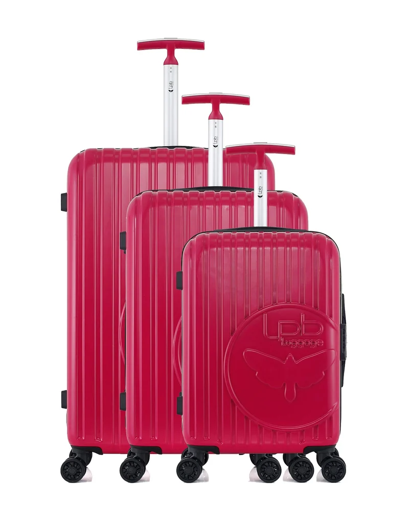 LPB LUGGAGE - 3er-Set: Hartschalenkoffer ROMANE