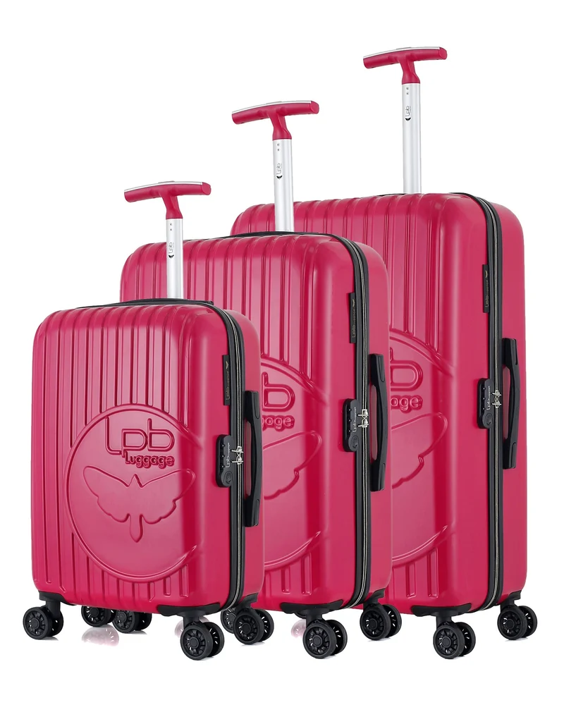 LPB LUGGAGE - 3er-Set: Hartschalenkoffer ROMANE
