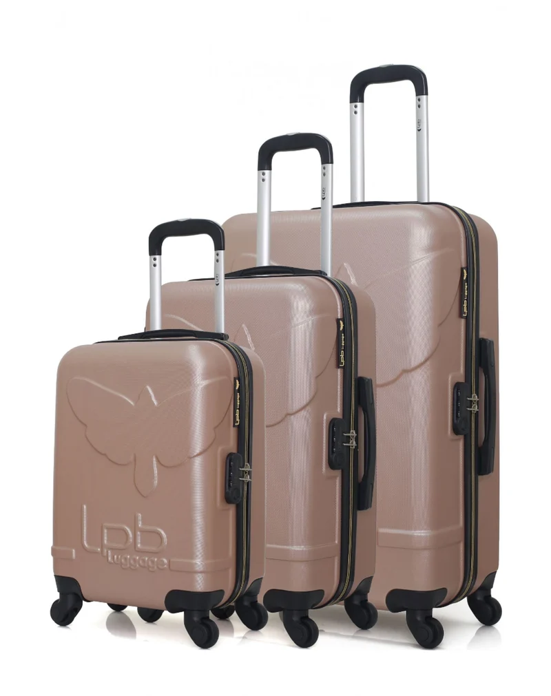 LPB LUGGAGE - 3er-Set: Hartschalenkoffer NORINE-A