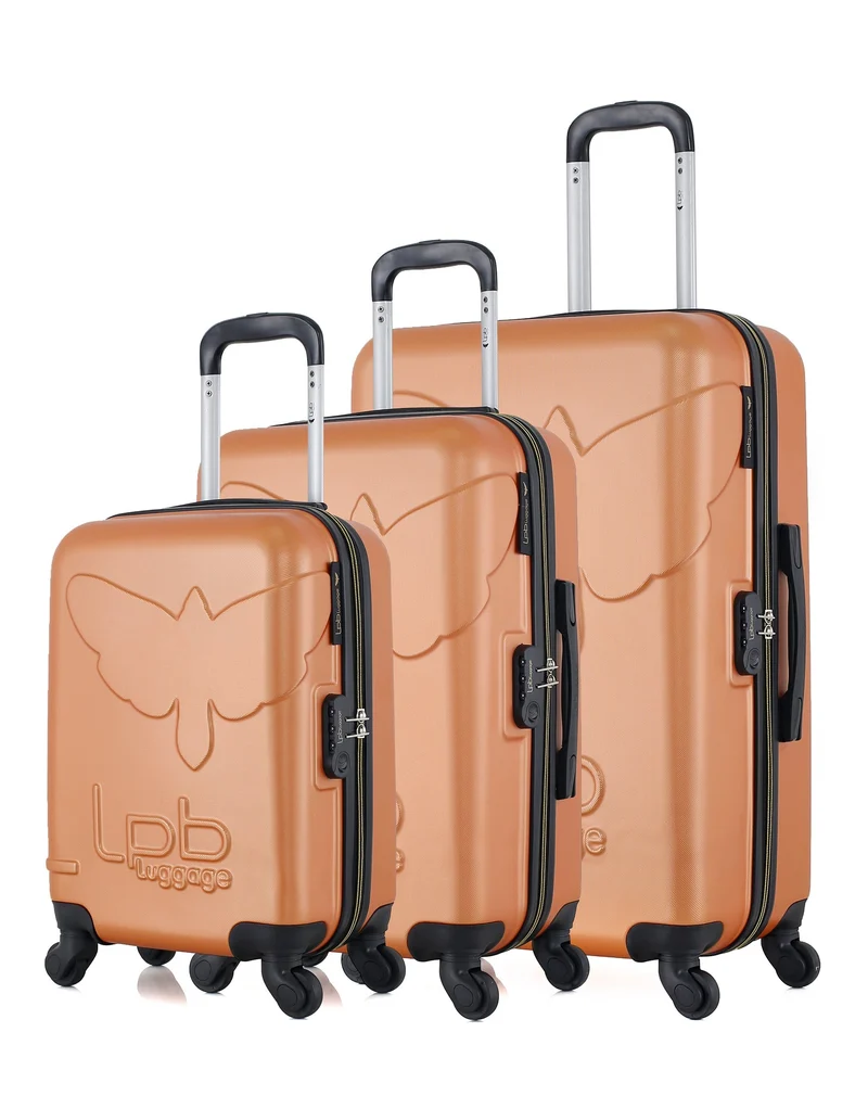 LPB LUGGAGE - 3er-Set: Hartschalenkoffer NORINE-A
