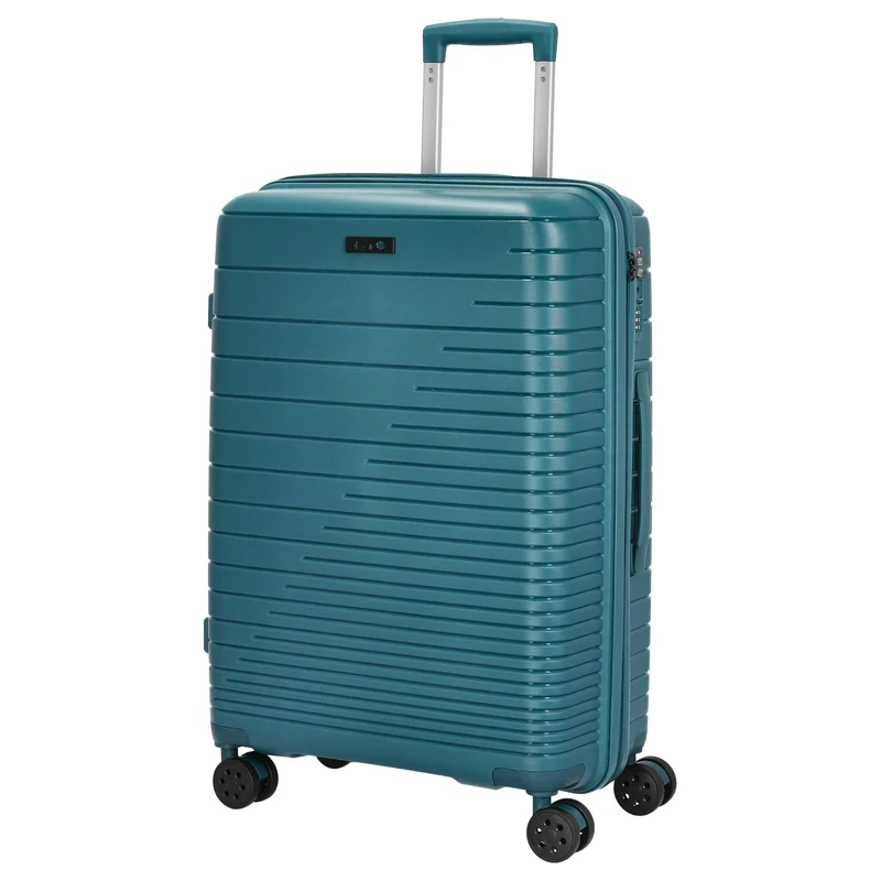 D&N Travel Line 4600 - 4-Rollen-Trolley M 65 cm (petrol)