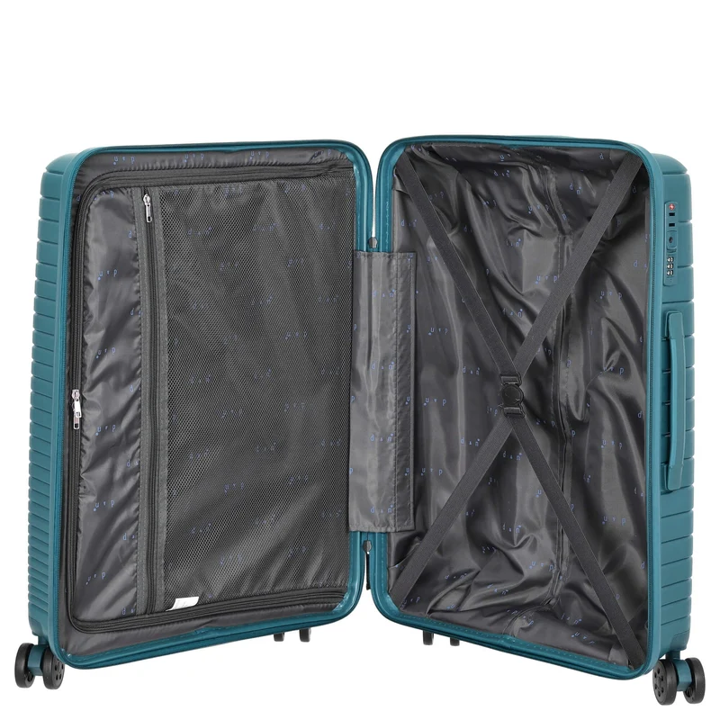 D&N Travel Line 4600 - 4-Rollen-Trolley M 65 cm (petrol)