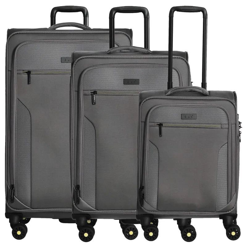 D&N Travel Line 9704 - Trolley-Set, 3tlg. (grey)
