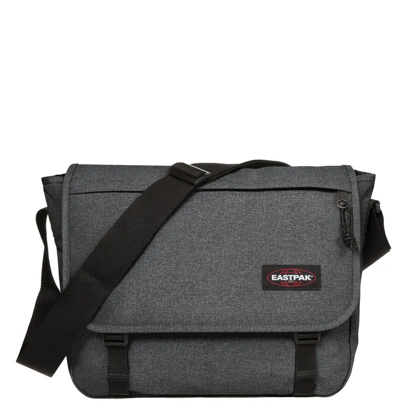 Eastpak Delegate + - Schultertasche 17" 38.5 cm (black denim)