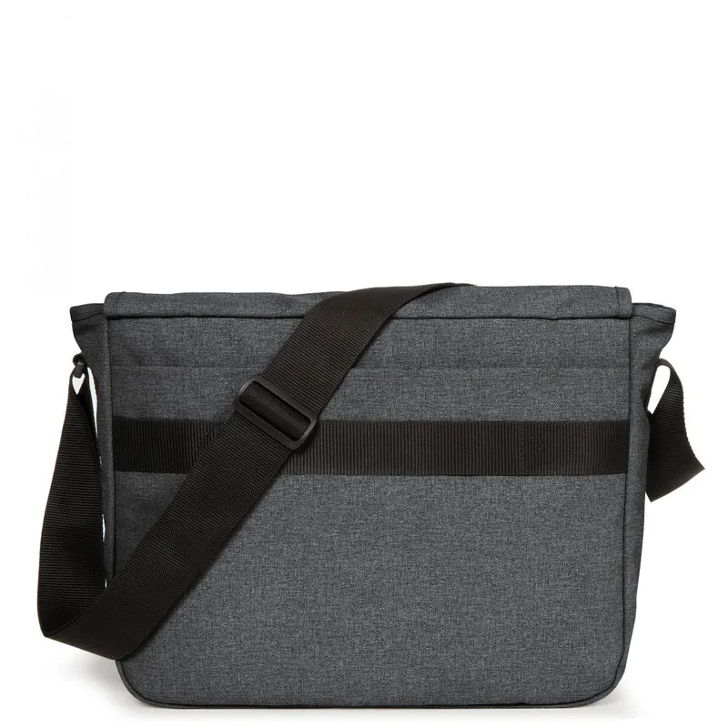 Eastpak Delegate + - Schultertasche 17" 38.5 cm (black denim)