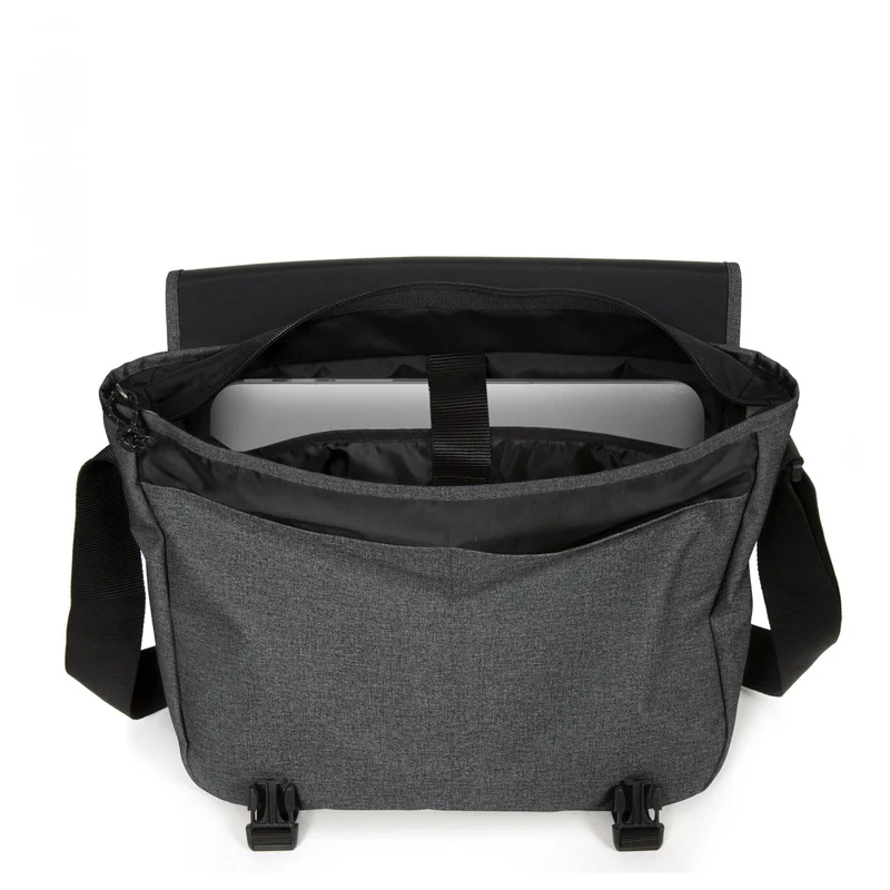 Eastpak Delegate + - Schultertasche 17" 38.5 cm (black denim)