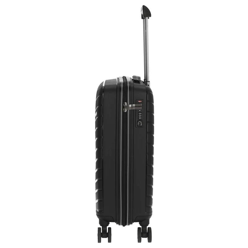 CHECK.IN Orlando - 4-Rollen-Kabinentrolley 55 cm (schwarz)