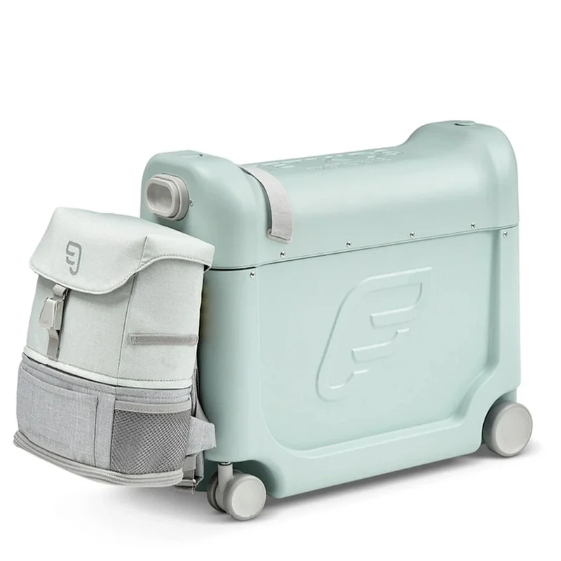 Stokke® JetKids™ Reiseset BedBox 46 cm Set 2 tlg. - 4-Rollen-Kabinentrolley (green / green)